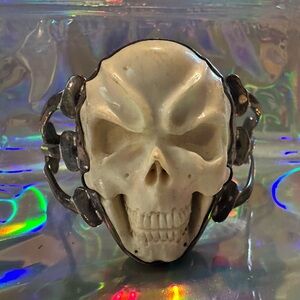 Sterling Silver 925 Skull Bracelet